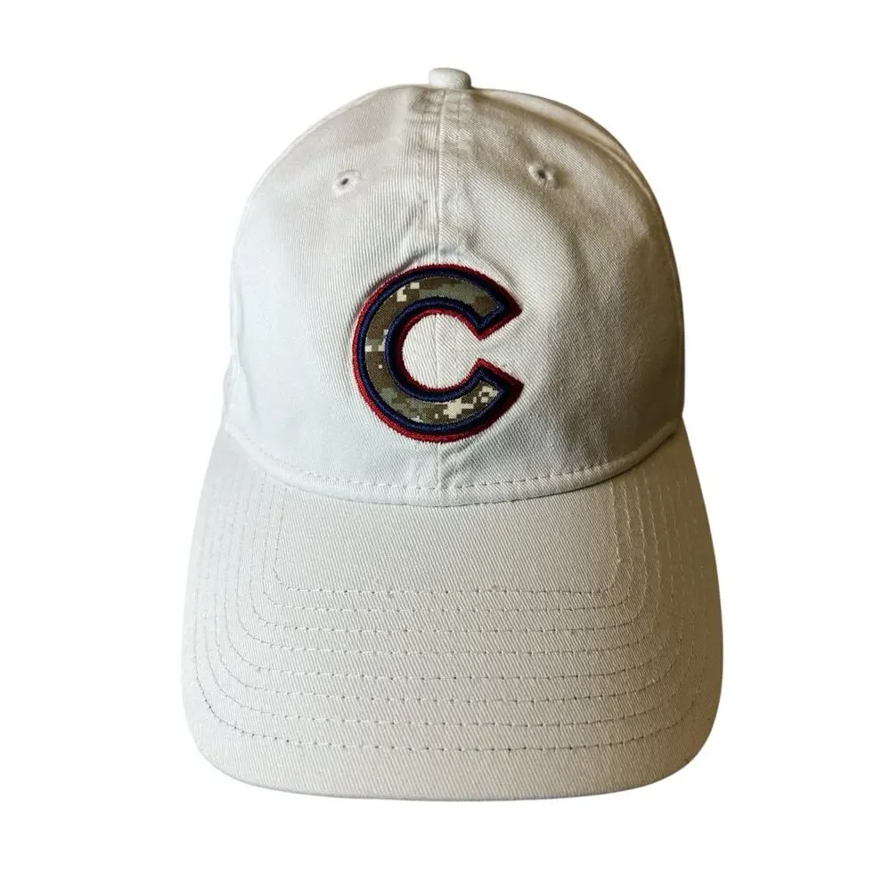 Chicago Cubs MLB New Era‎ 9TFORTY Women's Camo Logo Adjustable Strapback Cap